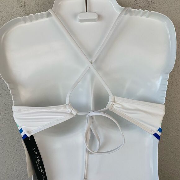 NWT La Blanca Bikini Top and Matching Bottoms Sizes 10 or 14 - Picture 6 of 7